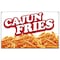 Signmission Cajun Fries Banner Concession Stand Food Truck Single Sided B-72 Cajun Fries19 - alternate 1